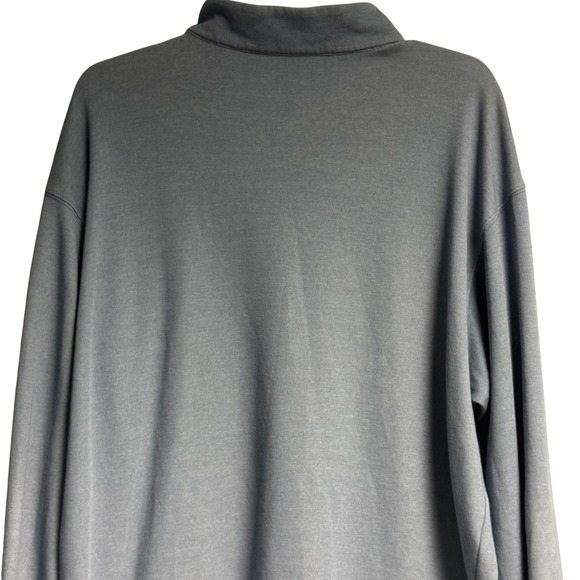 Turtleson Quarter Zip Sweater Mens XL Blue Pullover Embroidered Golf Preppy - Picture 4 of 16